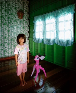 Personal work - Pah - Bang Bao, Koh Chang - Thailand. 4x5 inch color slide film.